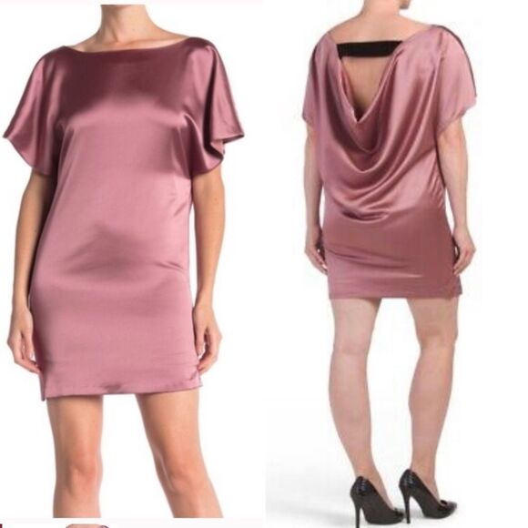 NWT Marina Rose Drape Open Back Dress 12072 6 - Picture 2 of 9